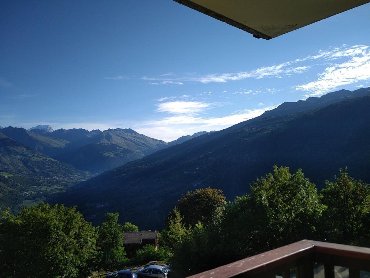 Appartement Montchavin La Plagne, pistes 50m, balcon vue Mont Blanc Extérieur photo