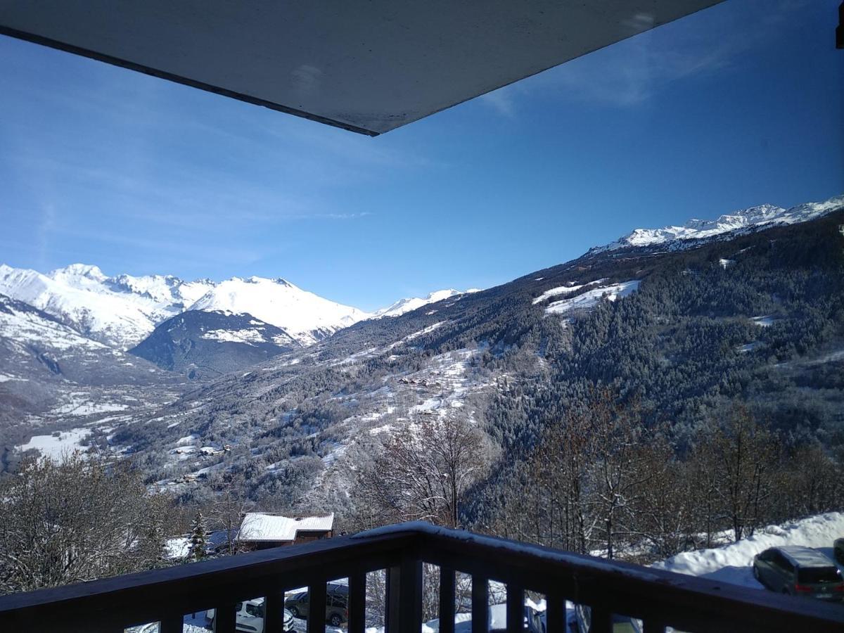 Appartement Montchavin La Plagne, pistes 50m, balcon vue Mont Blanc Extérieur photo