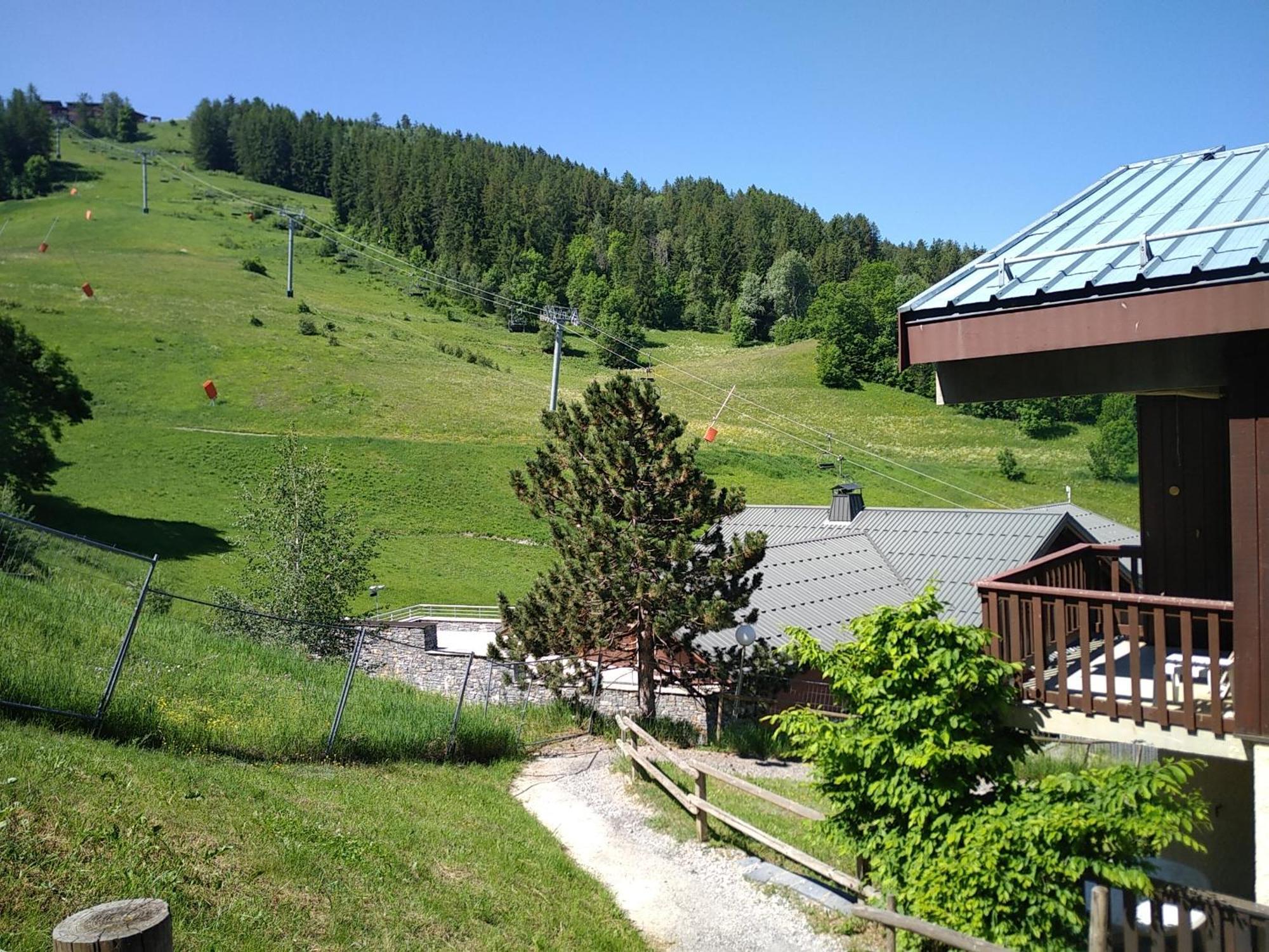 Appartement Montchavin La Plagne, pistes 50m, balcon vue Mont Blanc Extérieur photo